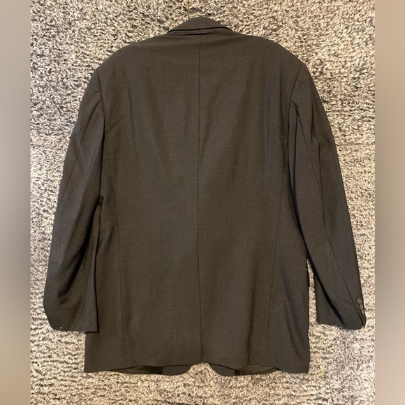 Brooks Stretch Blazer Blue Check 100% ViscoSport Coat Jacket Made in Israel 43L - Picture 2 of 14